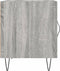 vidaXL - Nachtkastjes - 2 - st - 40x40x50 - cm - bewerkt - hout - grijs - sonoma - eiken