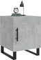 vidaXL - Nachtkastjes - 2 - st - 40x40x50 - cm - bewerkt - hout - betongrijs