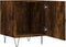 vidaXL - Nachtkastjes - 2 - st - 40x40x50 - cm - bewerkt - hout - gerookt - eikenkleurig
