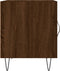 vidaXL - Nachtkastjes - 2 - st - 40x40x50 - cm - bewerkt - hout - bruin - eikenkleur