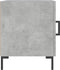 vidaXL - Nachtkastjes - 2 - st - 40x40x50 - cm - bewerkt - hout - betongrijs