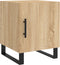 vidaXL - Nachtkastjes - 2 - st - 40x40x50 - cm - bewerkt - hout - sonoma - eikenkleurig