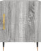 vidaXL - Nachtkastjes - 2 - st - 40x40x50 - cm - bewerkt - hout - grijs - sonoma - eiken