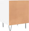 vidaXL - Nachtkastjes - 2 - st - 40x40x50 - cm - bewerkt - hout - hoogglans - wit