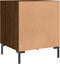 vidaXL - Nachtkastjes - 2 - st - 40x40x50 - cm - bewerkt - hout - bruin - eikenkleur