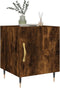 vidaXL - Nachtkastjes - 2 - st - 40x40x50 - cm - bewerkt - hout - gerookt - eikenkleurig