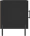 vidaXL - Nachtkastjes - 2 - st - 40x40x50 - cm - bewerkt - hout - zwart