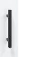 vidaXL - Nachtkastjes - 2 - st - 40x40x50 - cm - bewerkt - hout - hoogglans - wit