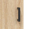 vidaXL - Nachtkastjes - 2 - st - 40x40x50 - cm - bewerkt - hout - sonoma - eikenkleurig