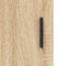 vidaXL - Nachtkastjes - 2 - st - 40x40x50 - cm - bewerkt - hout - sonoma - eikenkleurig