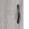 vidaXL - Nachtkastjes - 2 - st - 40x40x50 - cm - bewerkt - hout - grijs - sonoma - eiken