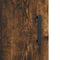 vidaXL - Nachtkastjes - 2 - st - 40x40x50 - cm - bewerkt - hout - gerookt - eikenkleurig