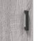 vidaXL - Nachtkastjes - 2 - st - 40x40x50 - cm - bewerkt - hout - grijs - sonoma - eiken