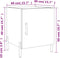 vidaXL - Nachtkastjes - 2 - st - 40x40x50 - cm - bewerkt - hout - gerookt - eikenkleurig