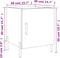 vidaXL - Nachtkastjes - 2 - st - 40x40x50 - cm - bewerkt - hout - bruin - eikenkleur