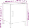 vidaXL - Nachtkastjes - 2 - st - 40x40x50 - cm - bewerkt - hout - hoogglans - wit