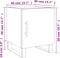 vidaXL - Nachtkastjes - 2 - st - 40x40x50 - cm - bewerkt - hout - grijs - sonoma - eiken