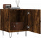vidaXL - Nachtkastjes - 2 - st - 40x40x50 - cm - bewerkt - hout - gerookt - eikenkleurig