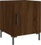vidaXL - Nachtkastjes - 2 - st - 40x40x50 - cm - bewerkt - hout - bruin - eikenkleur