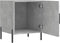 vidaXL - Nachtkastjes - 2 - st - 40x40x50 - cm - bewerkt - hout - betongrijs