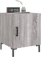 vidaXL - Nachtkastjes - 2 - st - 40x40x50 - cm - bewerkt - hout - grijs - sonoma - eiken
