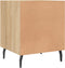 vidaXL - Nachtkastjes - 2 - st - 40x40x50 - cm - bewerkt - hout - sonoma - eikenkleurig