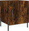 vidaXL - Nachtkastjes - 2 - st - 40x40x50 - cm - bewerkt - hout - gerookt - eikenkleurig