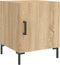 vidaXL - Nachtkastjes - 2 - st - 40x40x50 - cm - bewerkt - hout - sonoma - eikenkleurig