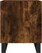 vidaXL - Nachtkastjes - 2 - st - 40x40x50 - cm - bewerkt - hout - gerookt - eikenkleurig