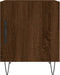 vidaXL - Nachtkastjes - 2 - st - 40x40x50 - cm - bewerkt - hout - bruin - eikenkleur