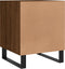 vidaXL - Nachtkastjes - 2 - st - 40x40x50 - cm - bewerkt - hout - bruin - eikenkleur