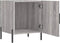 vidaXL - Nachtkastjes - 2 - st - 40x40x50 - cm - bewerkt - hout - grijs - sonoma - eiken