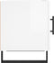 vidaXL - Nachtkastjes - 2 - st - 40x40x50 - cm - bewerkt - hout - hoogglans - wit