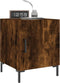 vidaXL - Nachtkastjes - 2 - st - 40x40x50 - cm - bewerkt - hout - gerookt - eikenkleurig