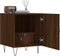 vidaXL - Nachtkastjes - 2 - st - 40x40x50 - cm - bewerkt - hout - bruin - eikenkleur