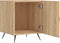 vidaXL - Nachtkastjes - 2 - st - 40x40x50 - cm - bewerkt - hout - sonoma - eikenkleurig