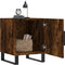 vidaXL - Nachtkastjes - 2 - st - 40x40x50 - cm - bewerkt - hout - gerookt - eikenkleurig