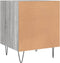 vidaXL - Nachtkastjes - 2 - st - 40x40x50 - cm - bewerkt - hout - grijs - sonoma - eiken