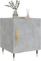vidaXL - Nachtkastjes - 2 - st - 40x40x50 - cm - bewerkt - hout - betongrijs