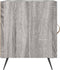 vidaXL - Nachtkastjes - 2 - st - 40x40x50 - cm - bewerkt - hout - grijs - sonoma - eiken