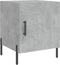 vidaXL - Nachtkastjes - 2 - st - 40x40x50 - cm - bewerkt - hout - betongrijs
