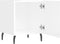 vidaXL - Nachtkastjes - 2 - st - 40x40x50 - cm - bewerkt - hout - hoogglans - wit