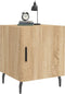 vidaXL - Nachtkastjes - 2 - st - 40x40x50 - cm - bewerkt - hout - sonoma - eikenkleurig