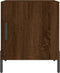 vidaXL - Nachtkastjes - 2 - st - 40x40x50 - cm - bewerkt - hout - bruin - eikenkleur