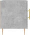 vidaXL - Nachtkastjes - 2 - st - 40x40x50 - cm - bewerkt - hout - betongrijs