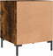 vidaXL - Nachtkastjes - 2 - st - 40x40x50 - cm - bewerkt - hout - gerookt - eikenkleurig