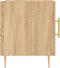vidaXL - Nachtkastjes - 2 - st - 40x40x50 - cm - bewerkt - hout - sonoma - eikenkleurig