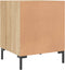 vidaXL - Nachtkastjes - 2 - st - 40x40x50 - cm - bewerkt - hout - sonoma - eikenkleurig