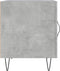 vidaXL - Nachtkastjes - 2 - st - 40x40x50 - cm - bewerkt - hout - betongrijs