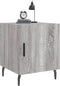 vidaXL - Nachtkastjes - 2 - st - 40x40x50 - cm - bewerkt - hout - grijs - sonoma - eiken